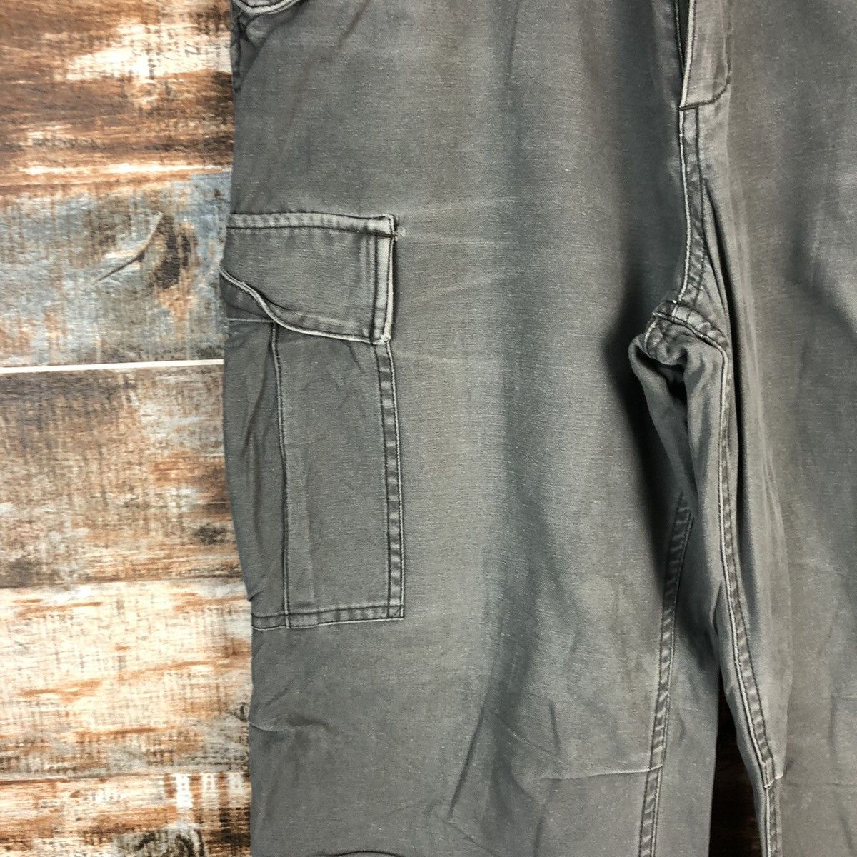 Japanese Brand DL Jungle Storm Green Cargo Multipocket Pants #C098 Size US 32 / EU 48 - 9 Thumbnail