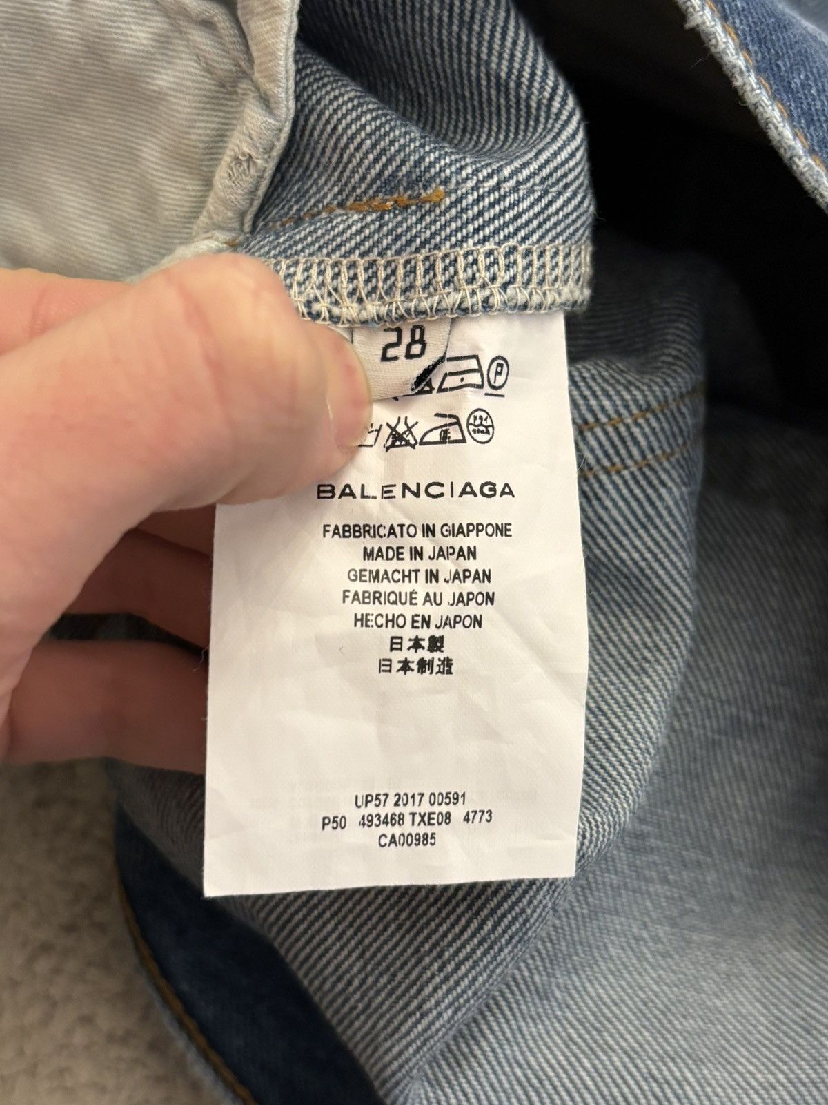 Balenciaga Balenciaga Knife cut denim Size US 28 / EU 44 - 11 Thumbnail