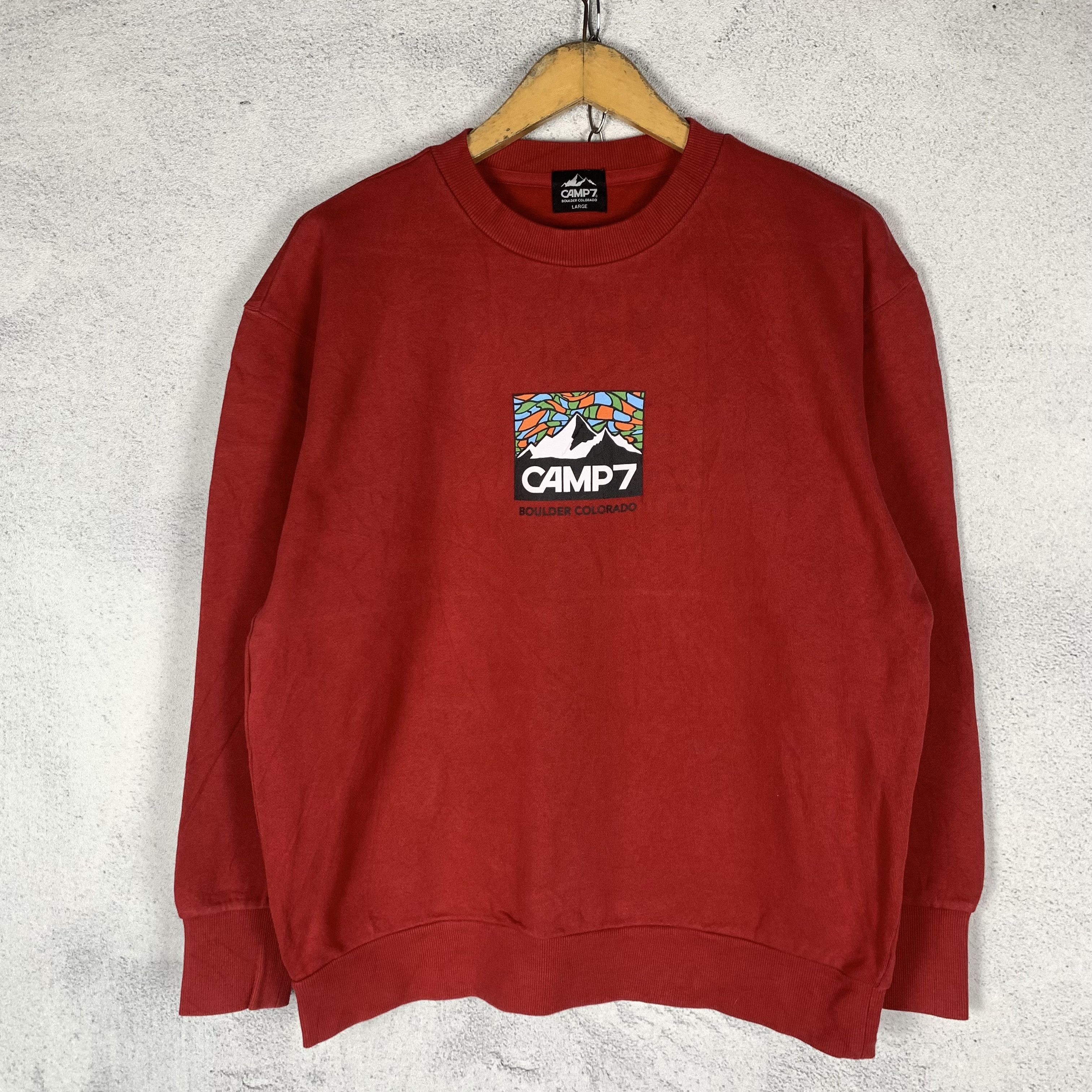 Japanese Brand Camp7 Boulder Colorado Sweatshirt Crewneck Size US M / EU 48-50 / 2 - 1 Thumbnail