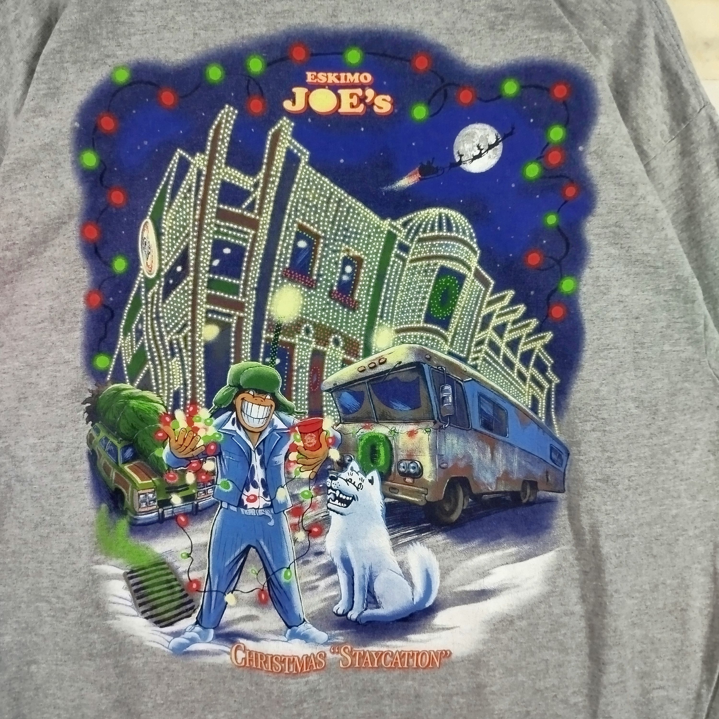 Designer × Vintage Vintage Eskimo Joe's Stillwater Christmas Staycation Size US L / EU 52-54 / 3 - 2 Thumbnail