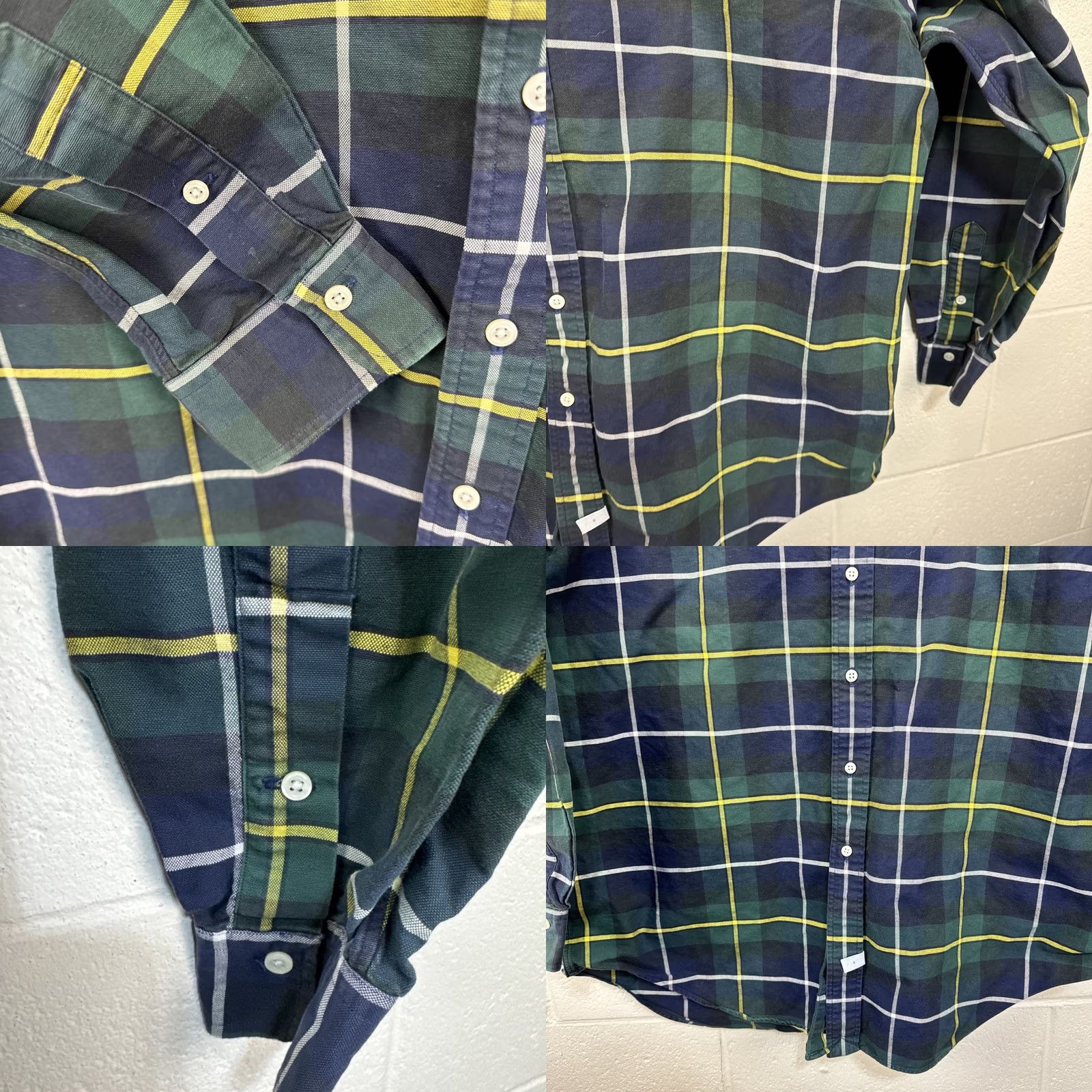 Ralph Lauren Ralph Lauren Shirt Mens Large Blue Green Plaid Button-Down Cotton Pony Logo Shirt Size US L / EU 52-54 / 3 - 8 Thumbnail
