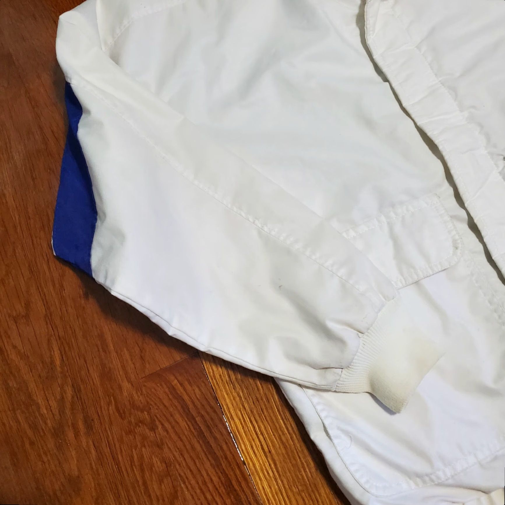 Vintage VINTAGE K-Products Windbreaker Jacket Men’s S White USA Made Full Zip Size US S / EU 44-46 / 1 - 2 Thumbnail