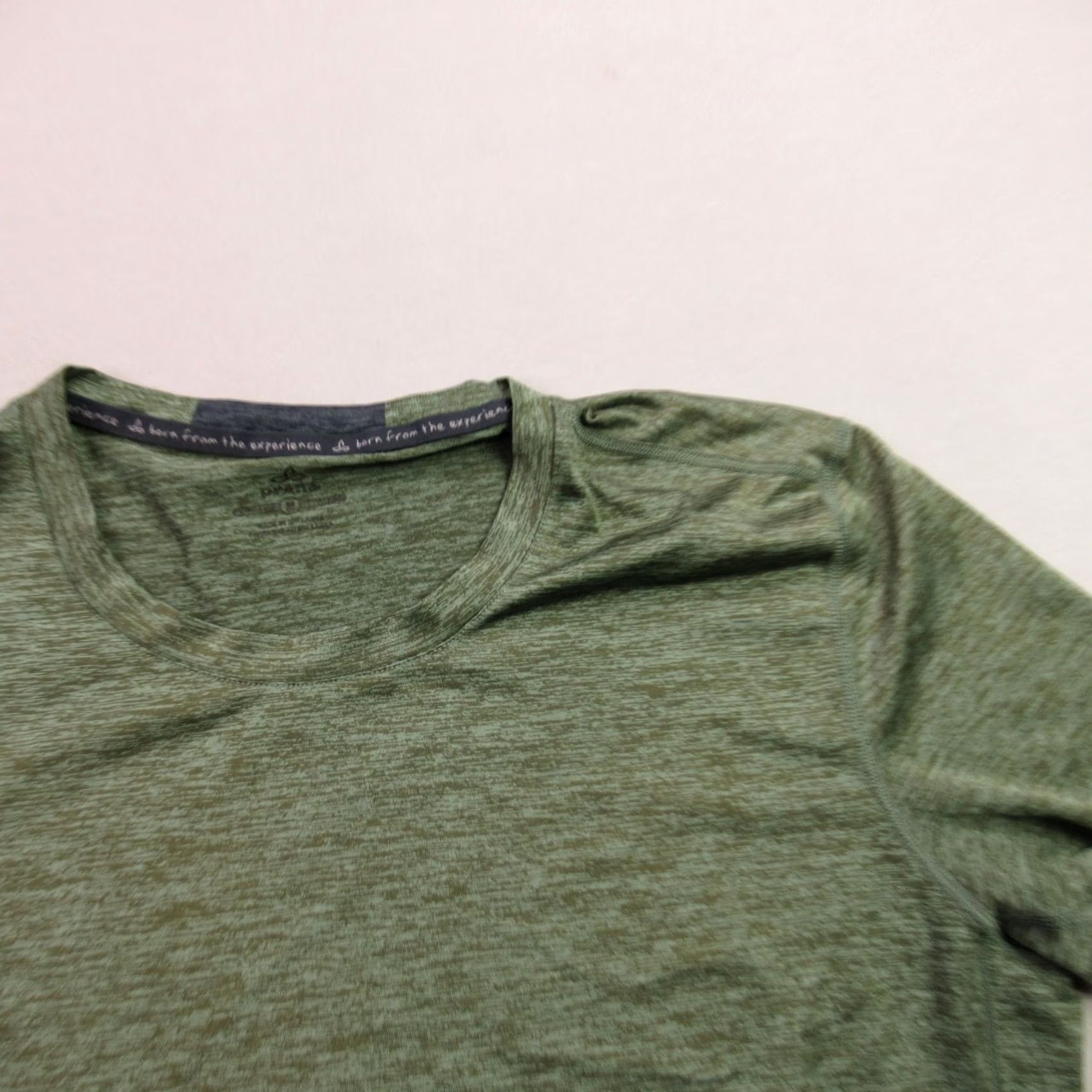 Prana Prana Shirt Mens Medium Long Sleeve Crew Neck Pullover Outdoors Green Size US M / EU 48-50 / 2 - 2 Thumbnail