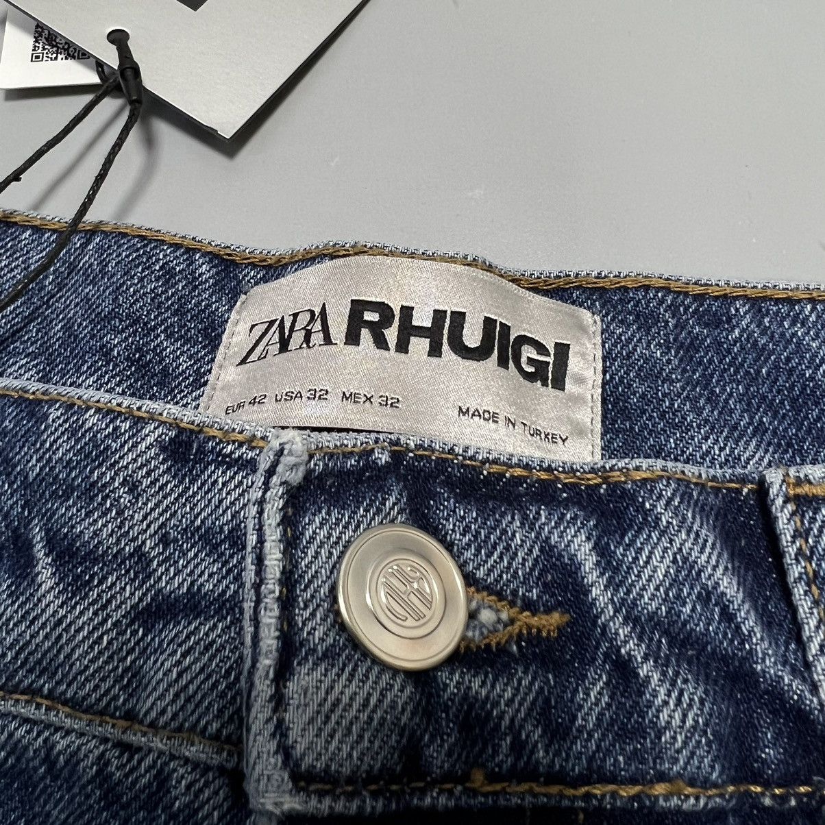 Rhude × Zara RHUDE x Zara NEW Denim Shorts logo size 32 Size US 32 / EU 48 - 24 Thumbnail