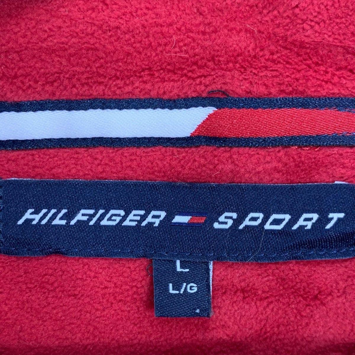 Tommy Hilfiger × Vintage Vintage TOMMY HILFIGER Small Logo Fleece Sweatshirt Pullover Size US L / EU 52-54 / 3 - 7 Thumbnail