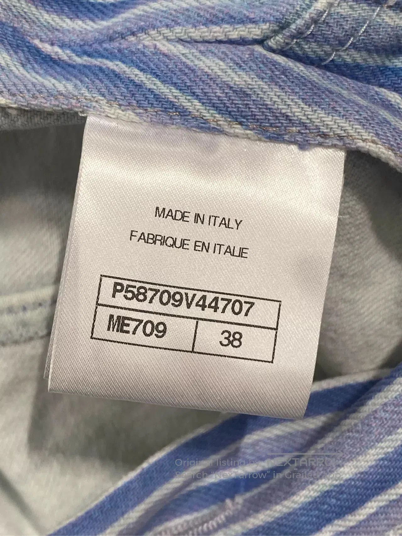 Chanel Chanel 2018 Waterfall Blue Denim Jacket. Size US S / EU 44-46 / 1 - 6 Thumbnail