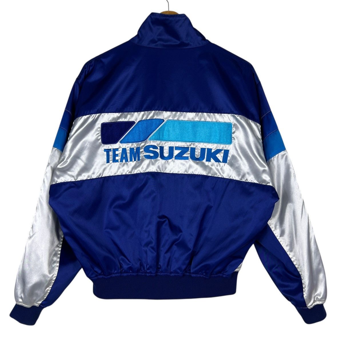 Vintage Vintage Team Suzuki Racing team Reversible Bomber Jacket Size US L / EU 52-54 / 3 - 2 Thumbnail