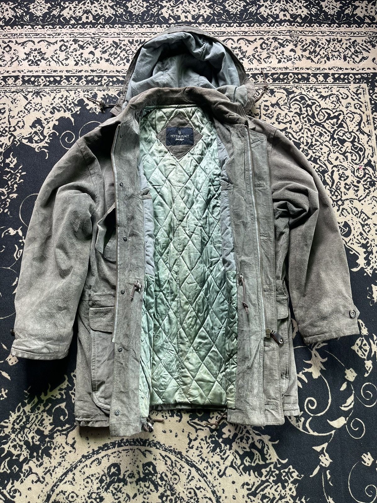PPFM VTG Peyton Place For Men Suede Leather Parka Jacket Archive Size US M / EU 48-50 / 2 - 4 Thumbnail