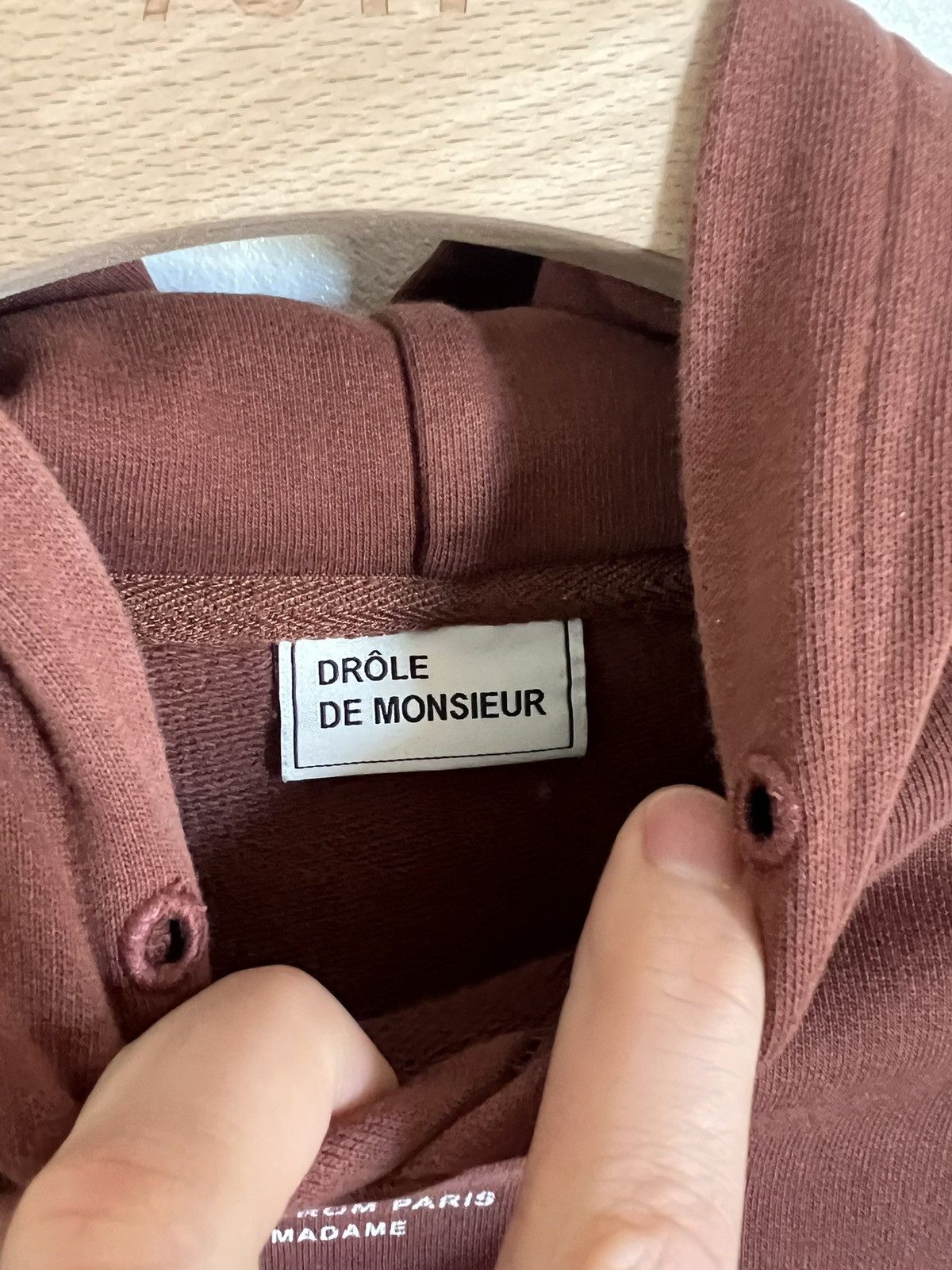 Drôle De Monsieur Hoody 2XL in Brown, Men's (Size Xxl) — image 3 of 6