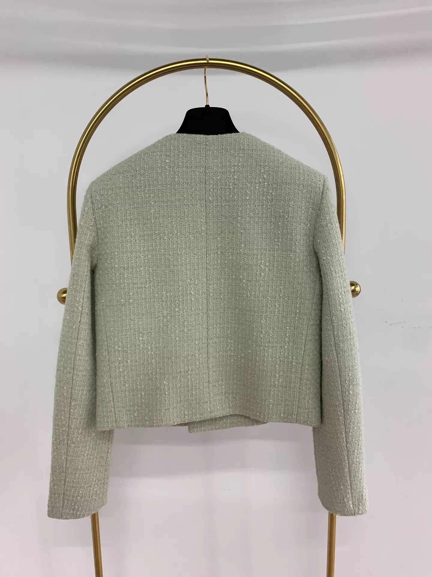 Celine CELINE Green Gold-Button Jacket 34 New Size XXS / US 00 / IT 34 - 3 Thumbnail