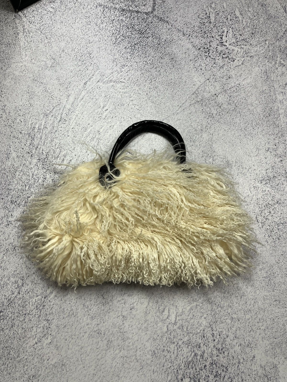 Japanese Brand Vintage Japanese Style Faux Fur Fred Hayman Shoulder Bag Y2k Size ONE SIZE - 6 Thumbnail