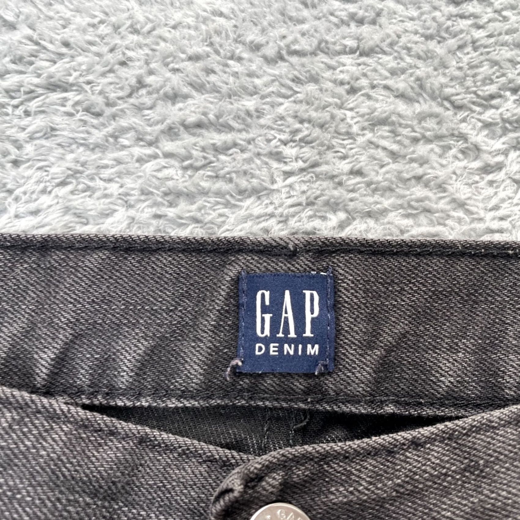 Gap Gap Jeans Womens 27 Gray Best Boyfriend Skinny Leg Denim Cotton Stretch Mid Rise Jeans Size 24" / US 00 / IT 34 - 3 Thumbnail