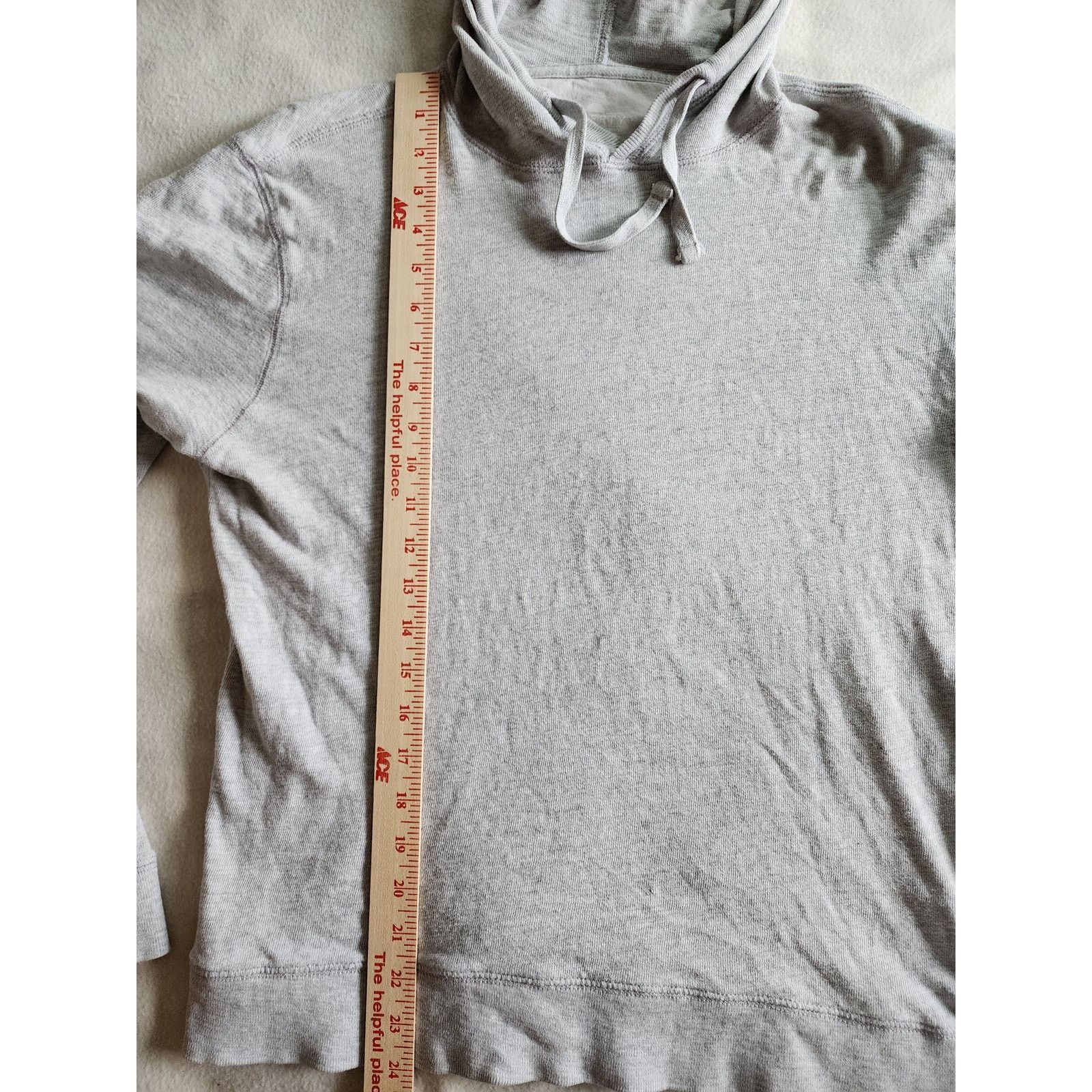 Faherty Faherty Women's XL Hoodie Organic Sunwashed Cotton Gray Size XL / US 12-14 / IT 48-50 - 7 Thumbnail