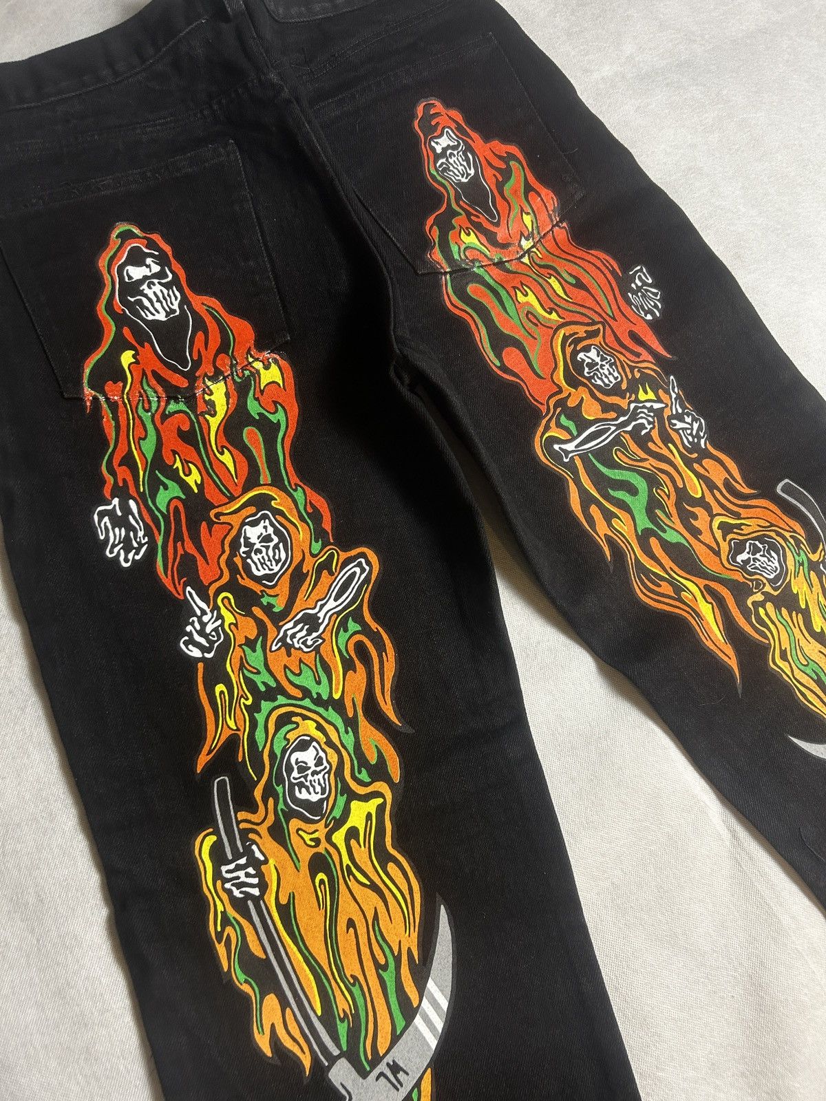Warren Lotas Multicolor Reaper Warran Lotas Jeans Size US 38 / EU 54 - 3 Thumbnail