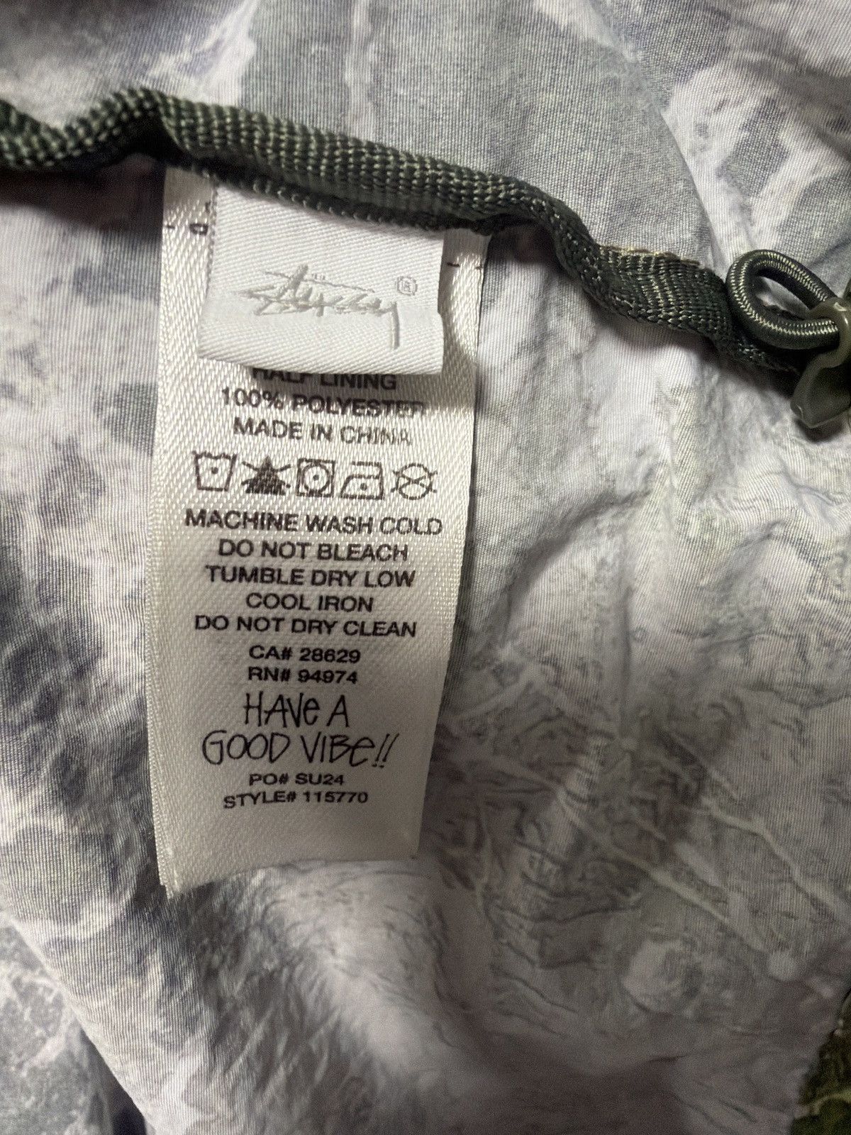 Stussy Stussy camo shell jacket Size US XL / EU 56 / 4 - 6 Thumbnail