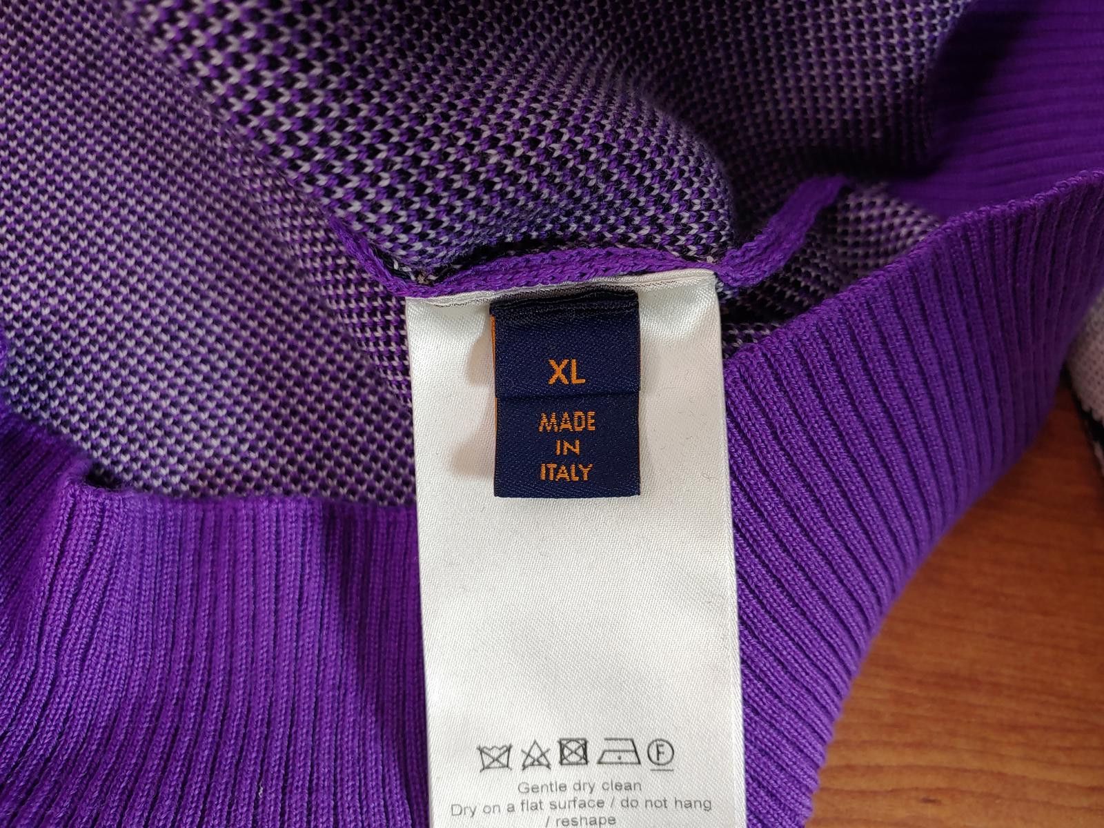 Louis Vuitton Louis Vuitton Menswear Studio & Atelier Sweater in Purple Size ONE SIZE - 5 Thumbnail