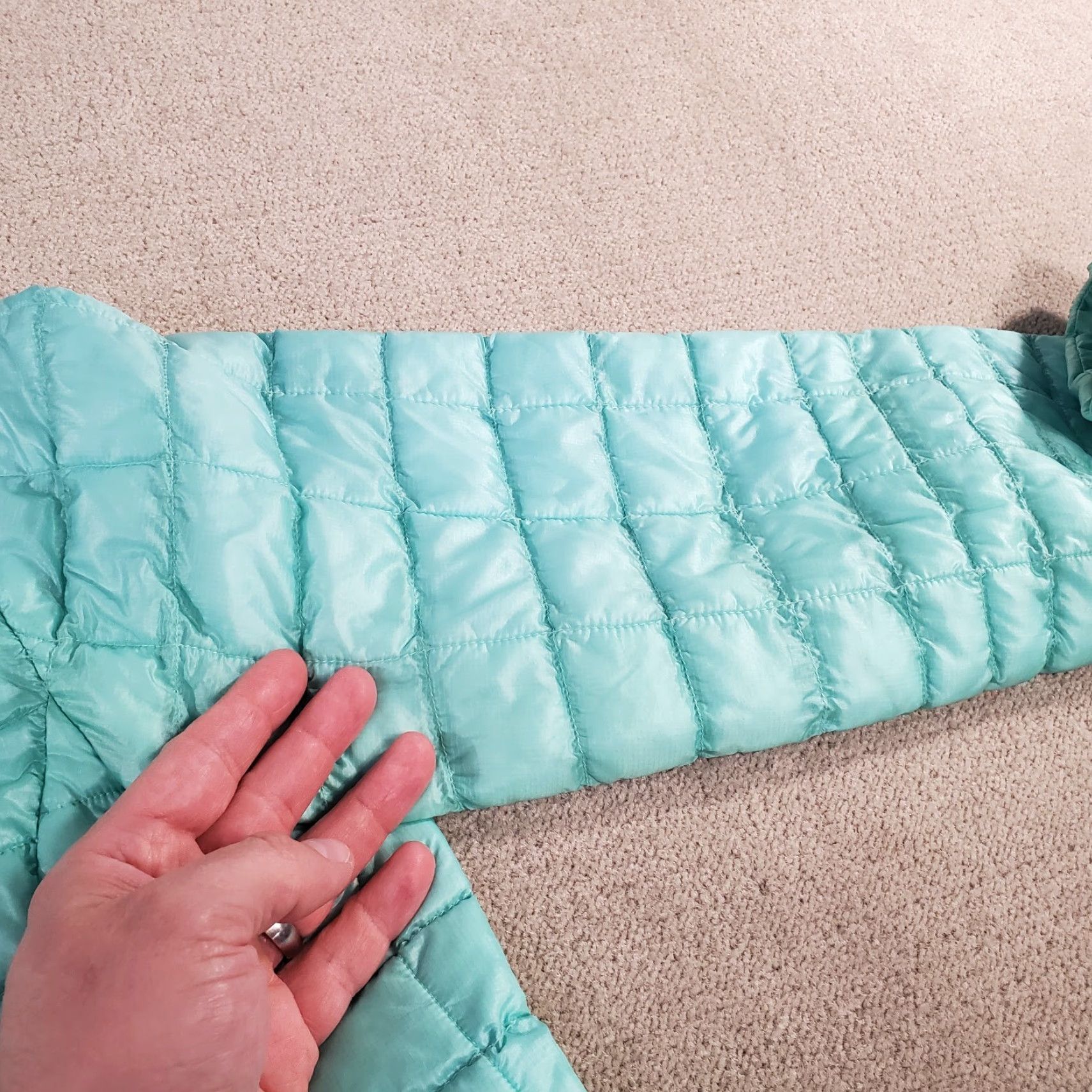 The North Face The North Face Jacket Womens Small Green Thermoball Puffer Quilted Windbreaker Womens Size S / US 4 / IT 40 - 6 Thumbnail