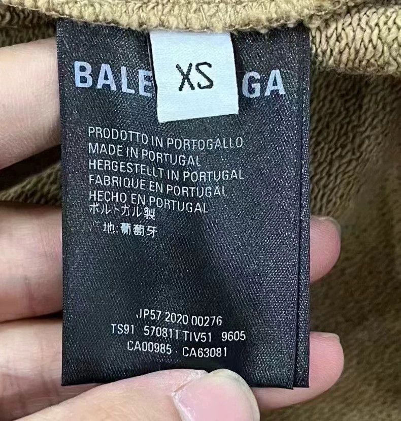 Balenciaga Balenciaga Khaki Hoodie Size XS Brand New-2505 Size US XS / EU 42 / 0 - 2 Thumbnail