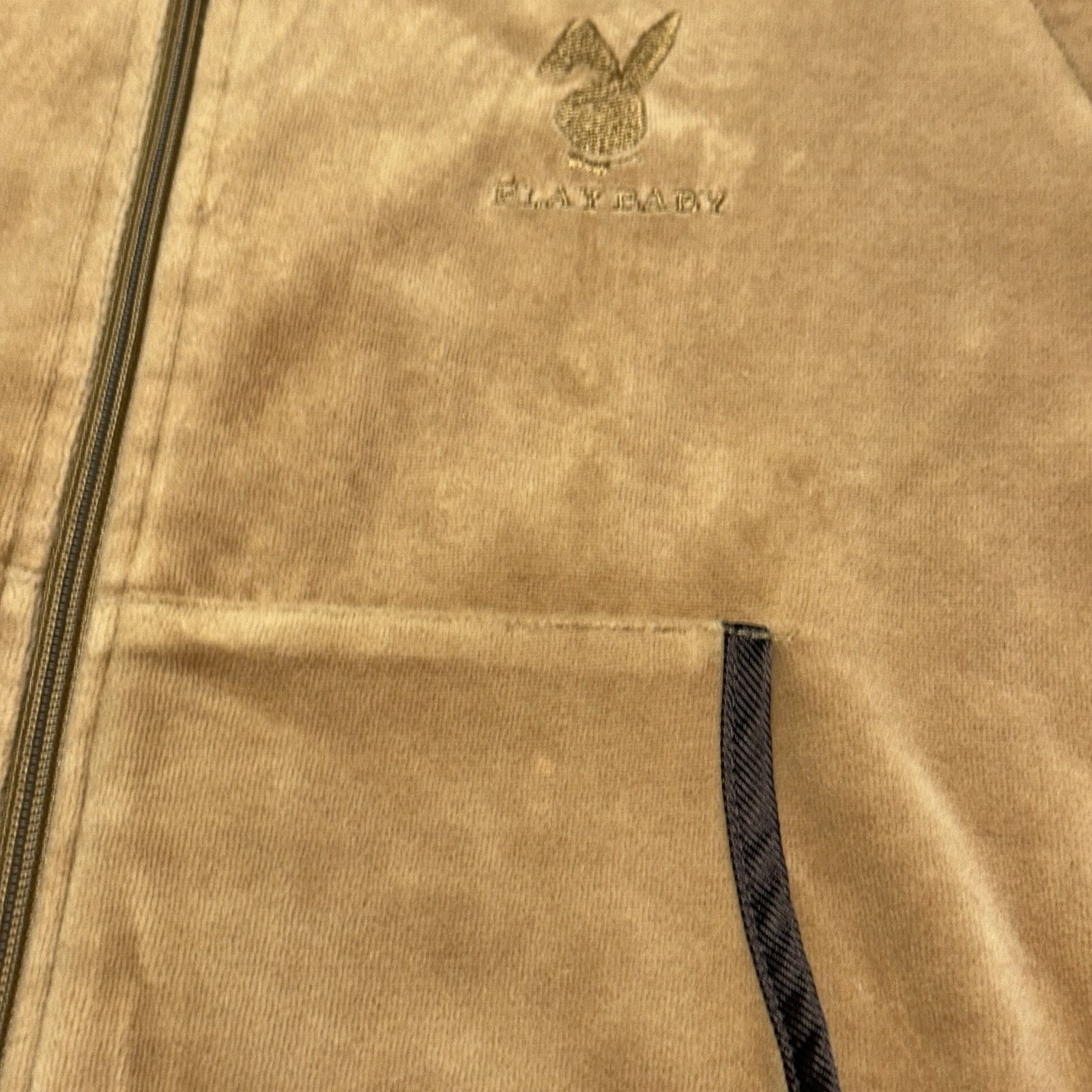 Vintage Playbaby Velour Sweatshirt Womens Small 17.5x21 Brown S & P Size S / US 4 / IT 40 - 7 Thumbnail