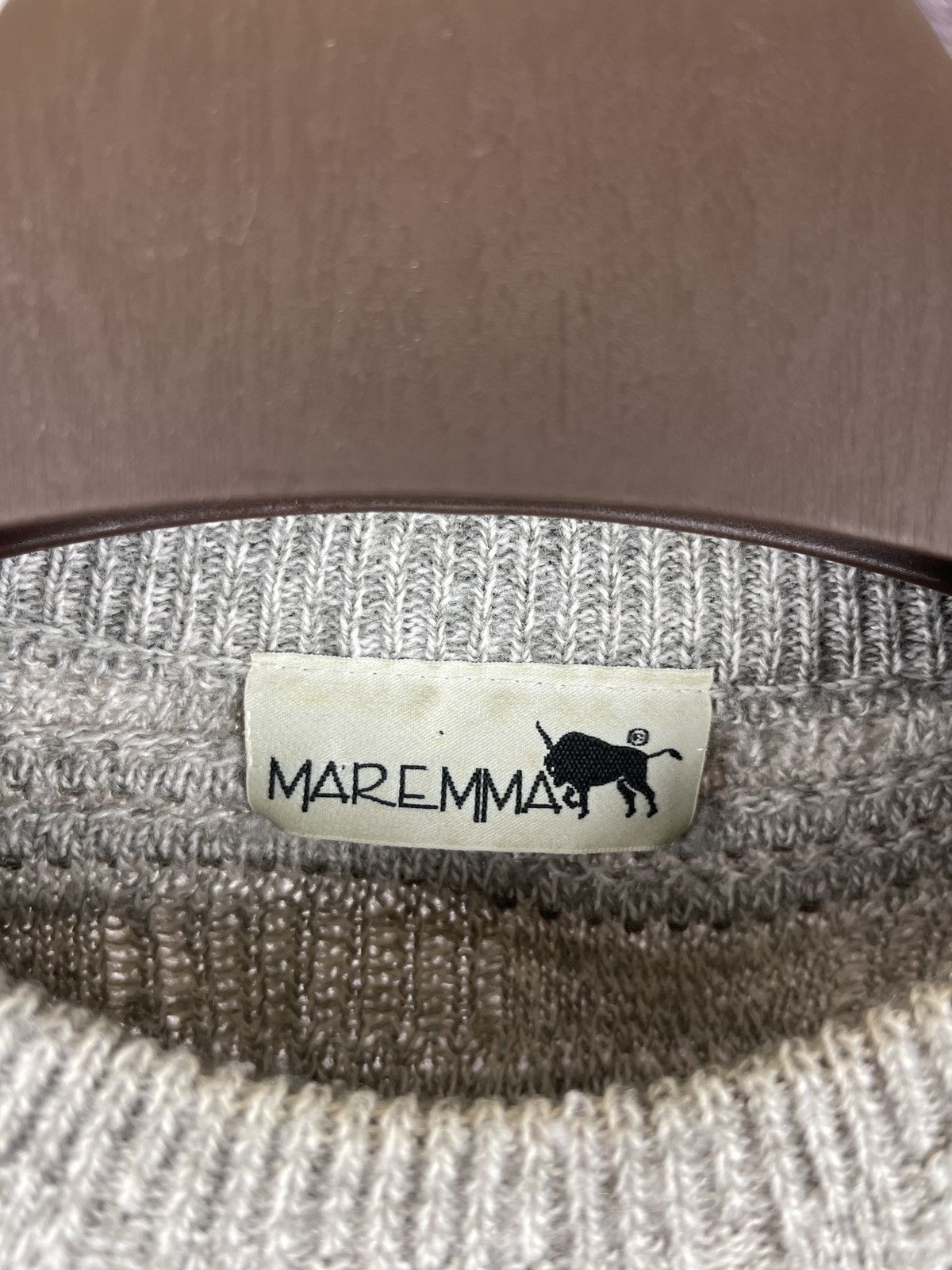 Designer × Vintage Meremma Coogi style vintage grey cable knitted sweater Size US L / EU 52-54 / 3 - 9 Thumbnail