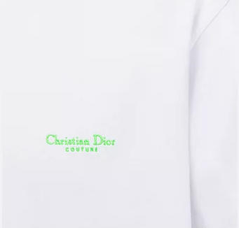 Dior o1w1db10725 Christian Dior Couture T-Shirt in White Size US L / EU 52-54 / 3 - 3 Thumbnail