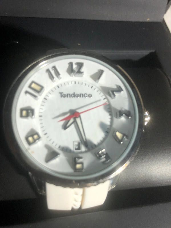 Designer Tondonco white dial rubber strap watch Size ONE SIZE - 7 Thumbnail