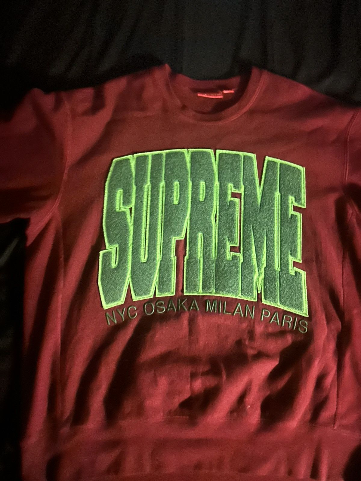 Supreme × Vintage Supreme crew neck Size US L / EU 52-54 / 3 - 3 Thumbnail