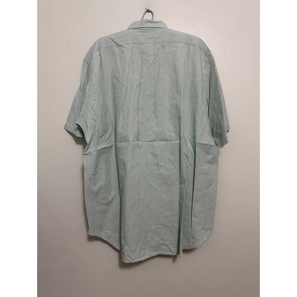 Ralph Lauren Ralph Lauren green seersucker short sleeve Blake button down Size US XL / EU 56 / 4 - 3 Thumbnail