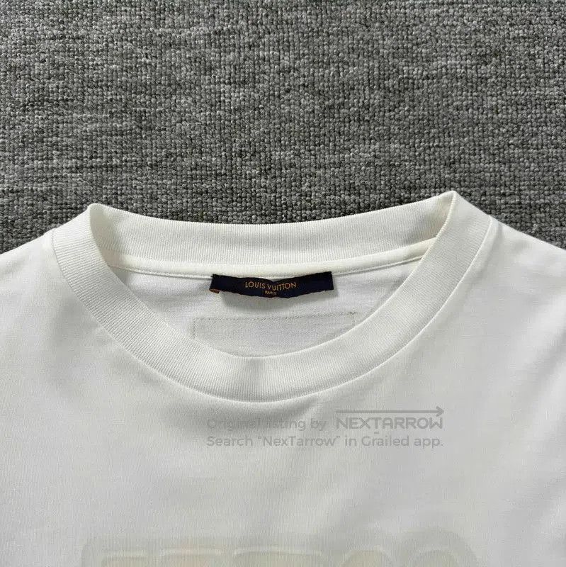 Louis Vuitton Louis Vuitton White Cotton Long Sleeve T-Shirt . Size US M / EU 48-50 / 2 - 3 Thumbnail