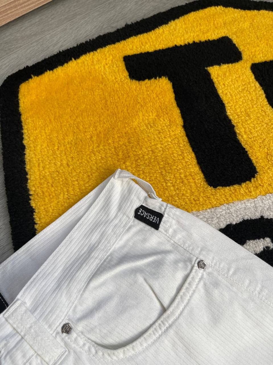 Streetwear × Versace × Vintage versace rare basic velvet classic pants Size US 33 - 14 Thumbnail
