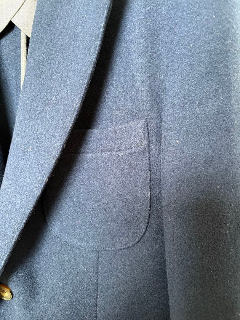 Taylor Stitch Telegraph Jacket in Navy Boiled Wool Size 38R - 4 Thumbnail