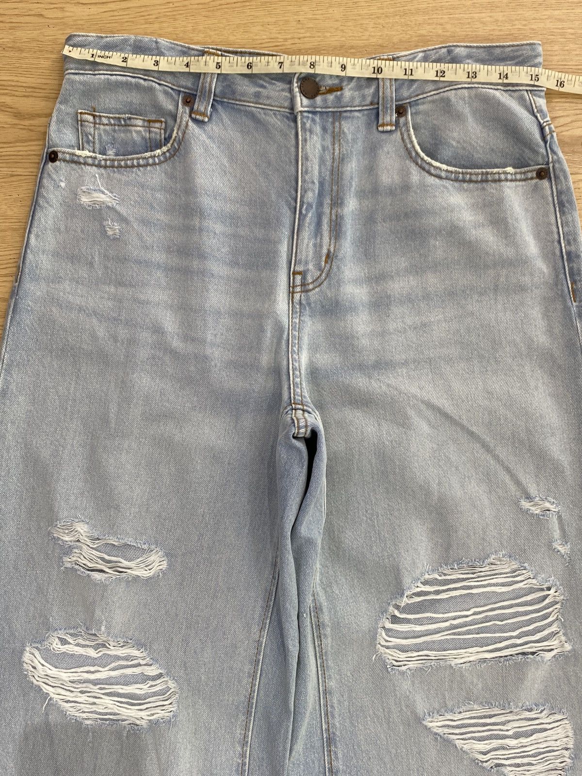 Japanese Brand Japanese Brand Distressed Style Baggy Jeans Size US 30 / EU 46 - 7 Thumbnail