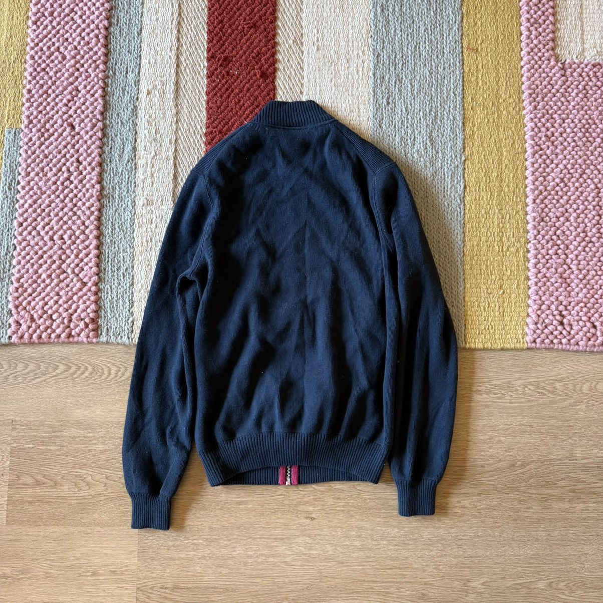 Armani F/A15 Armani Exchange Logo Knitted Zip Up Sweatshirt Medium Size US M / EU 48-50 / 2 - 2 Thumbnail