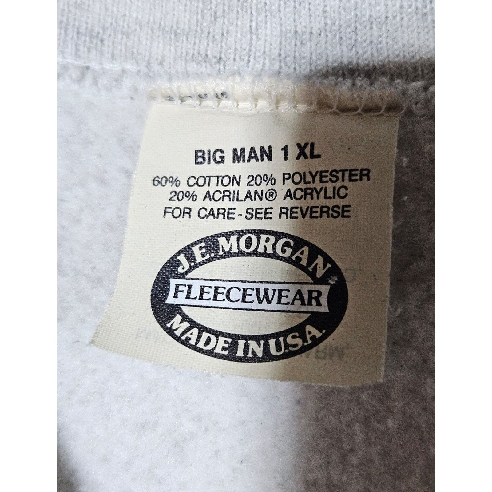 Other VTG J E MORGAN FleecePlaying Cards Suits USA Sweater L/XL Size US L / EU 52-54 / 3 - 4 Thumbnail