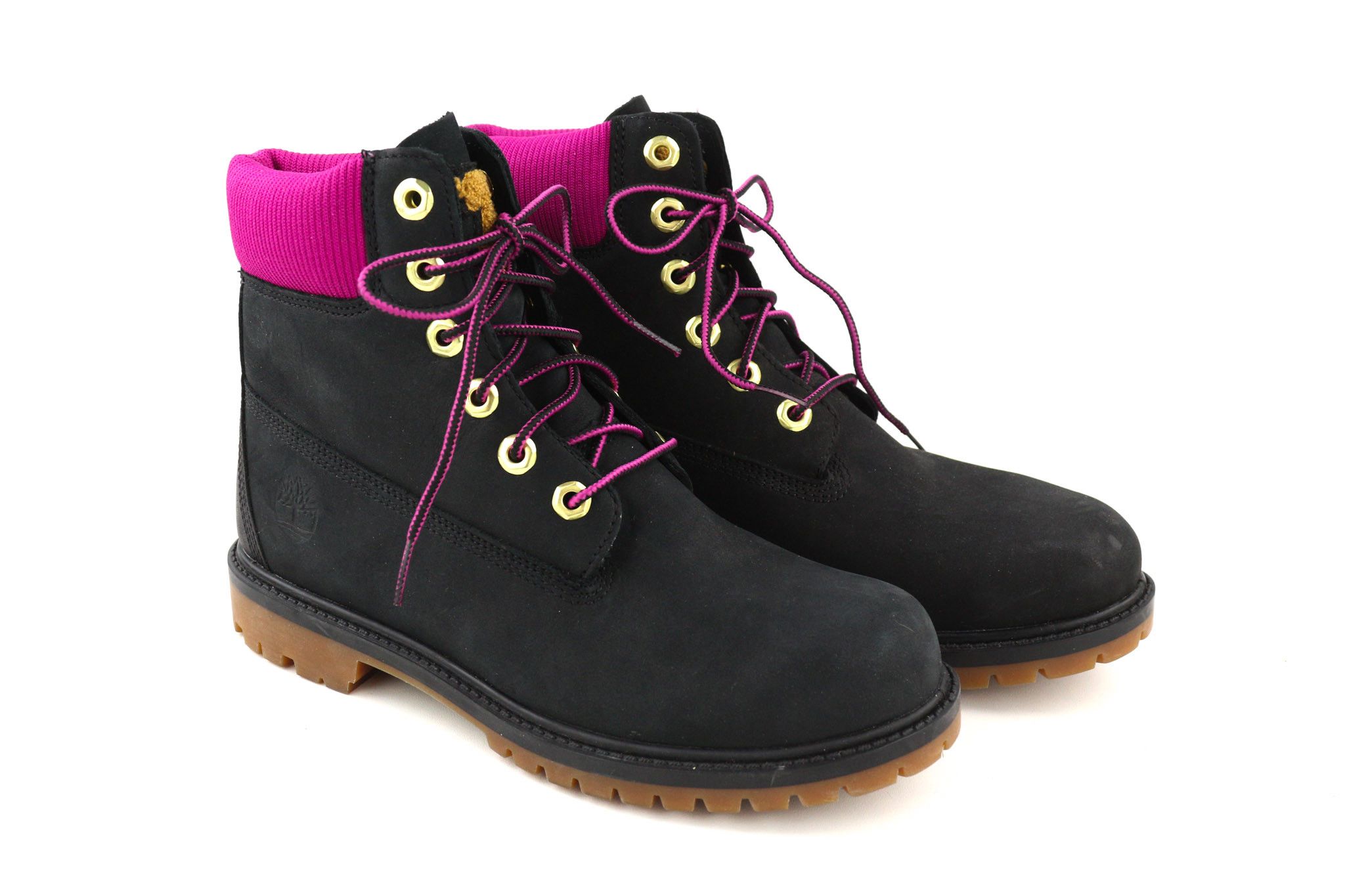 Timberland A44KX-A6150 EU38.5/39 Black Leather High Top Shoes 80837 Size US 7.5 / IT 37.5 - 1 Thumbnail
