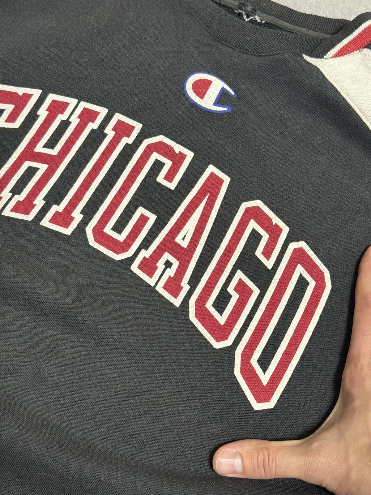 Champion Rare Vintage Chicago Bulls Champion NBA 90s Men’s Sweatshirt Size US L / EU 52-54 / 3 - 12 Thumbnail