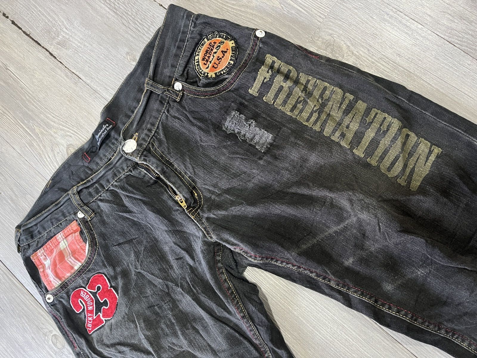 Hysteric Glamour VINTAGE Dominate Handcrafted Jeans Size US 32 / EU 48 - 3 Thumbnail