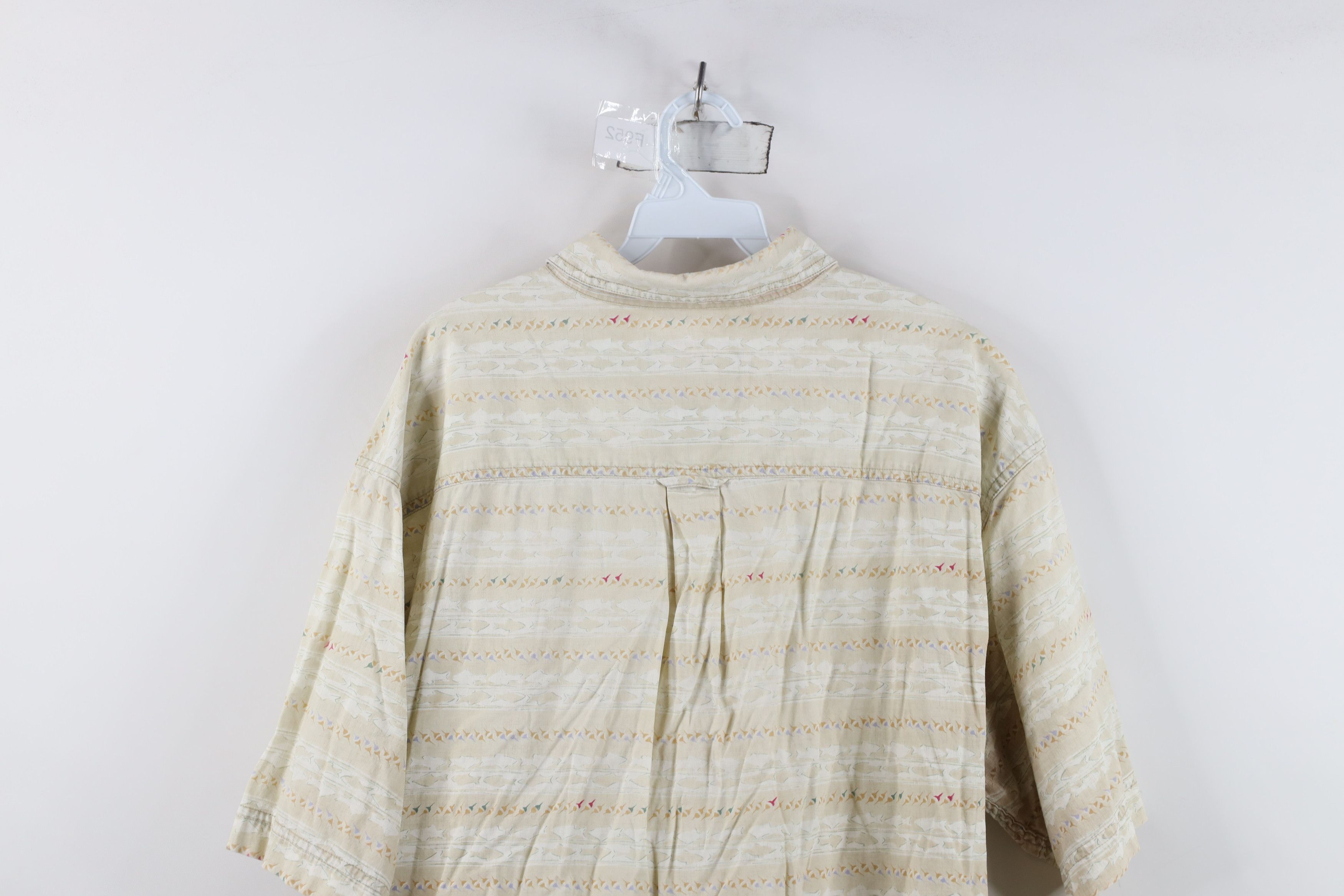 Woolrich Woolen Mills Vintage 90s Woolrich Geometric All Over Print Button Shirt Size US XXL / EU 58 / 5 - 12 Thumbnail