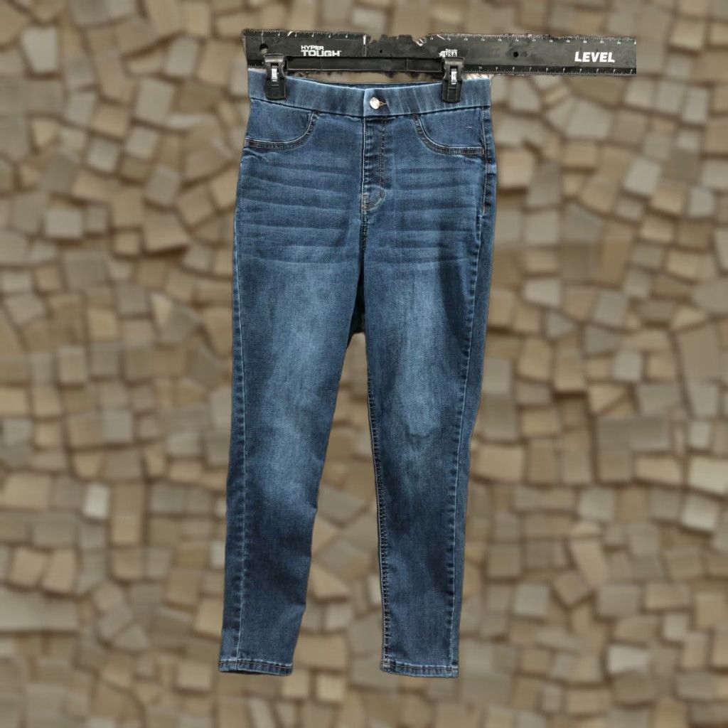 Vintage No Boundaries Jeans Womens Size L Super High Rise Medium Wash Blue Size 36" / US 14 / IT 50 - 1 Thumbnail