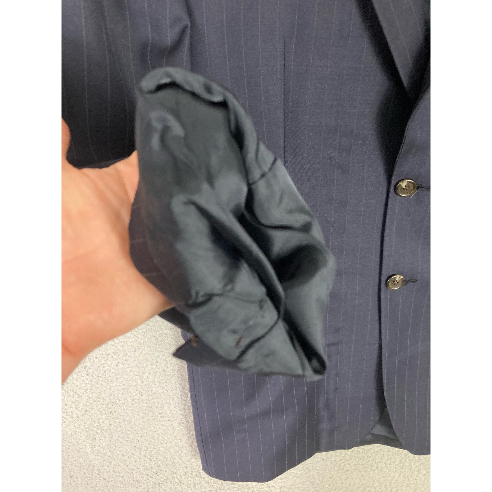 Lauren Ralph Lauren Lauren Ralph Lauren Women's Navy Blue Blazer Jacket 42R Size M / US 6-8 / IT 42-44 - 16 Thumbnail