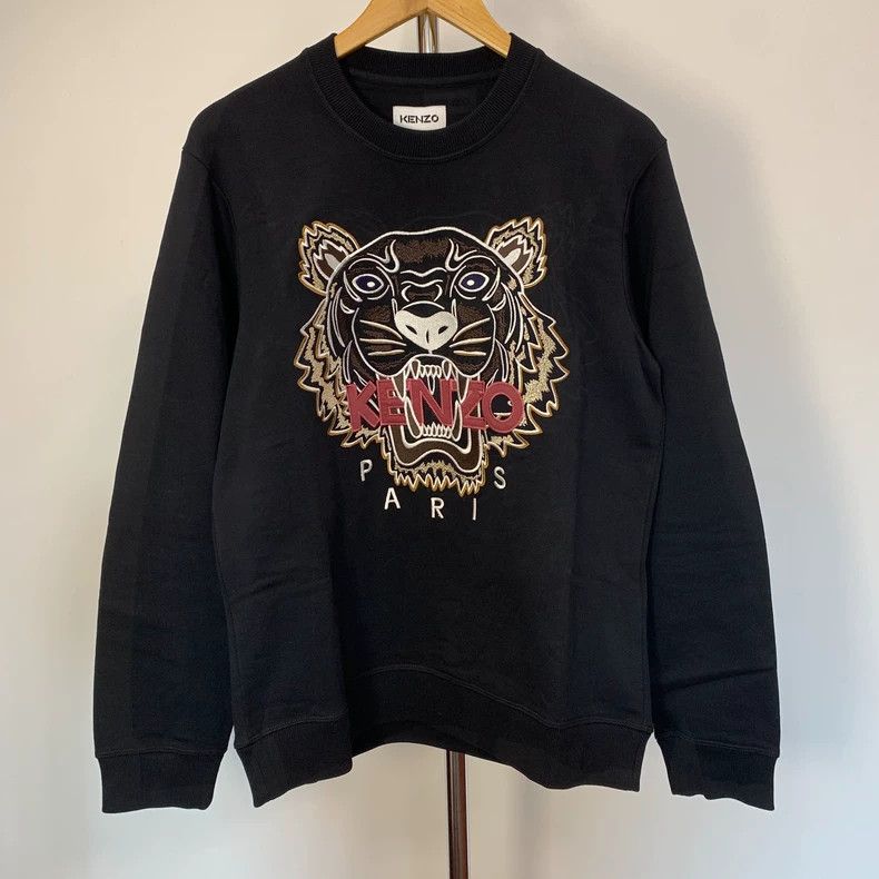 Kenzo Kenzo Men's Black Tiger Head Sweatshirt - dmc Size US M / EU 48-50 / 2 - 1 Thumbnail