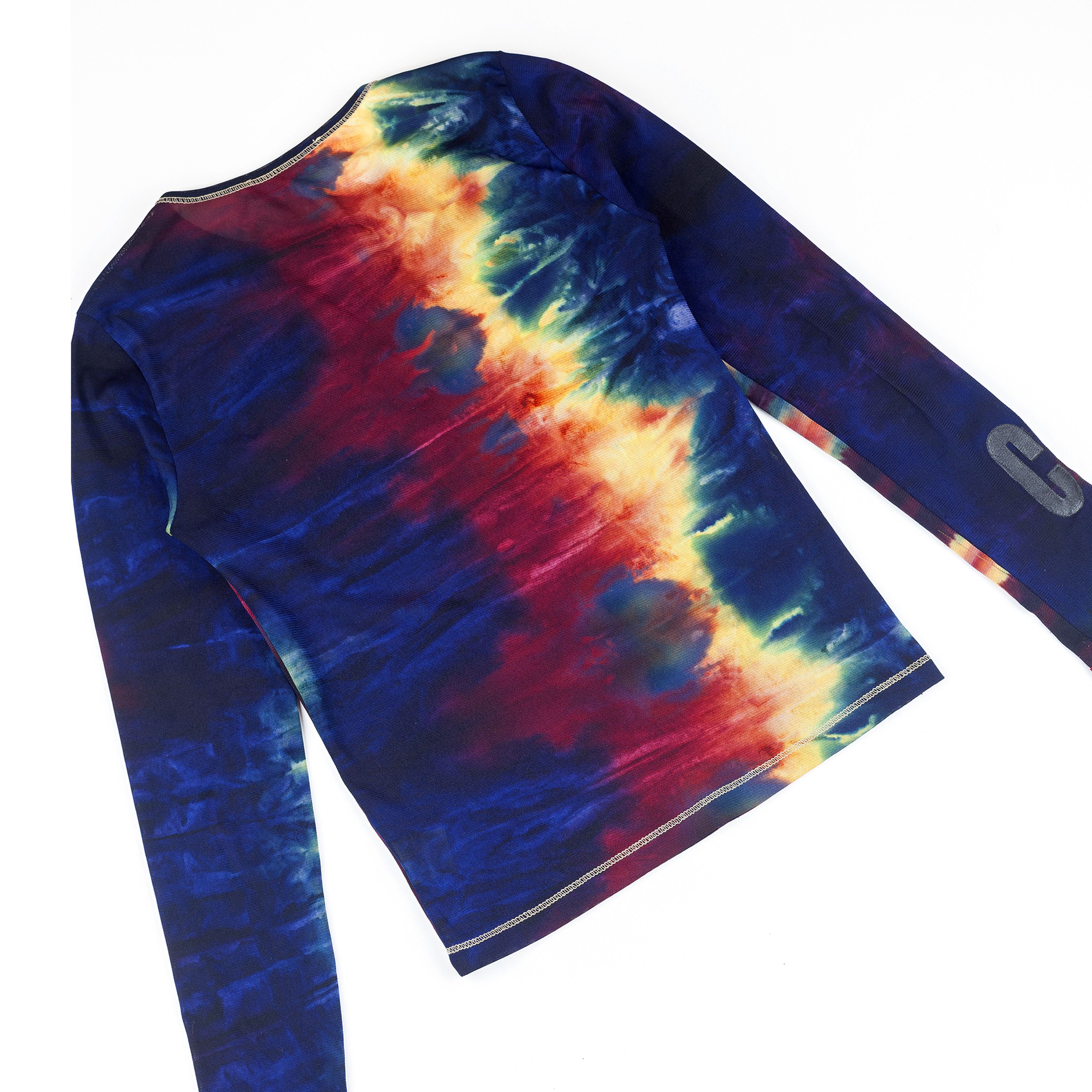 Cop Copine Cop Copine Tie-Dye Multicolor Mesh Top (S) Size S / US 4 / IT 40 - 2 Thumbnail