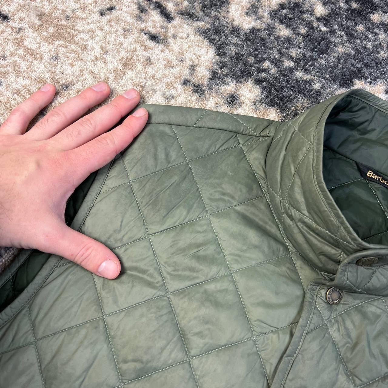 Barbour Barbour Mini Logo Vintage Y2K Quilted Button Up Vest Size US XXL / EU 58 / 5 - 6 Thumbnail