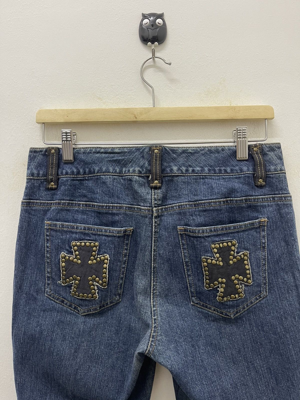 Seditionaries Rare Vintage INC Punk CH. Hearts Inspired Unisex Denim Size US 29 - 3 Thumbnail