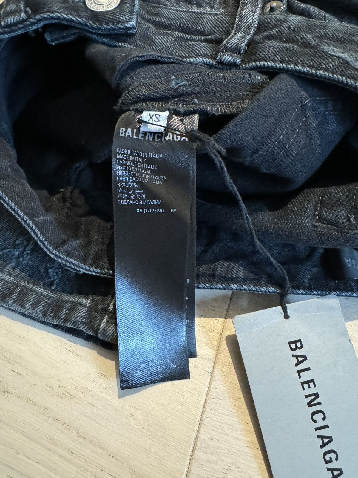 Balenciaga Balenciaga Mud Destroyed Jeans Size US 28 / EU 44 - 10 Thumbnail