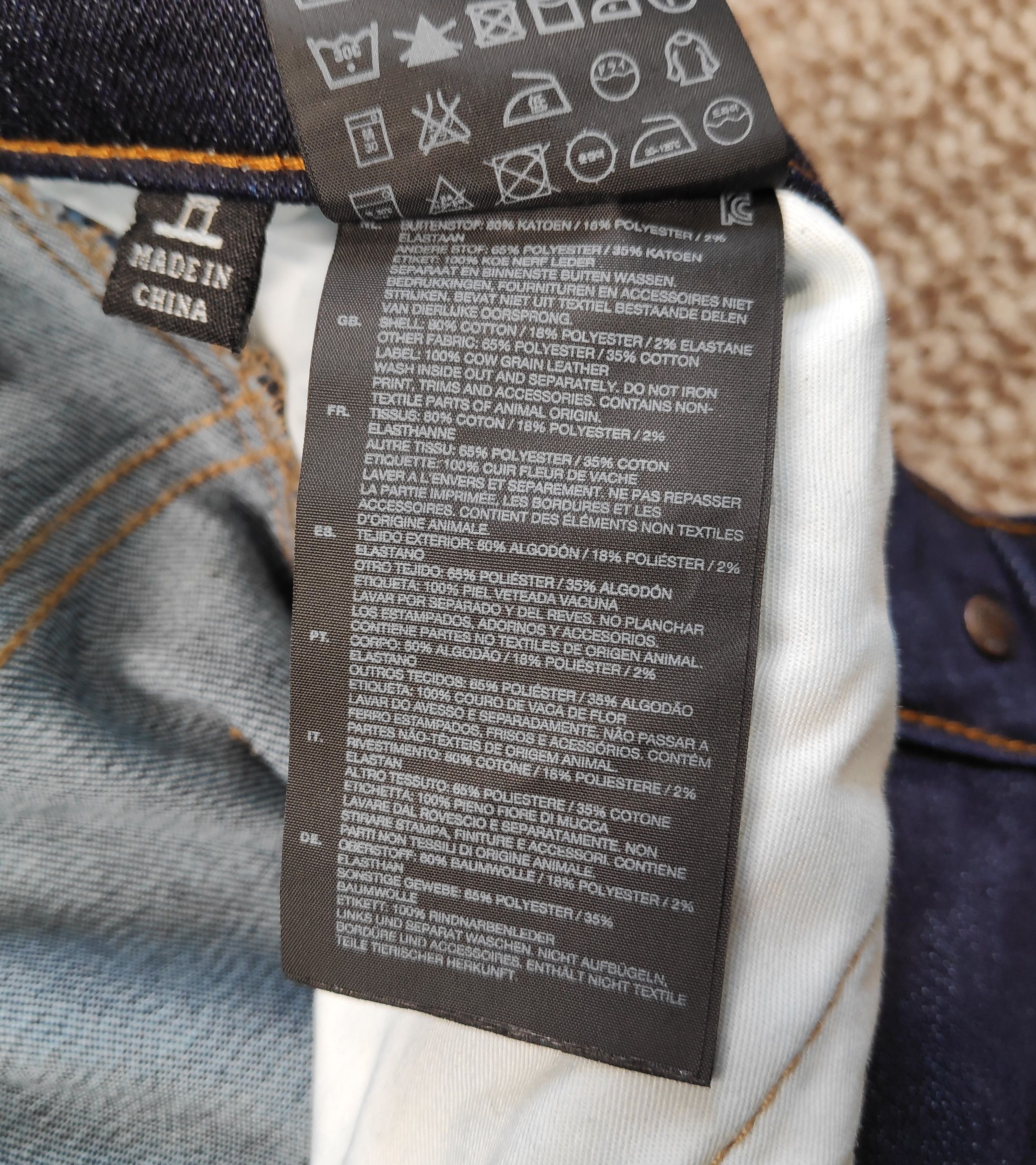 G-Star G-Star Raw 5620 3D Super Slim Biker Denim Jeans sz W34 L30 Size US 34 / EU 50 - 10 Thumbnail