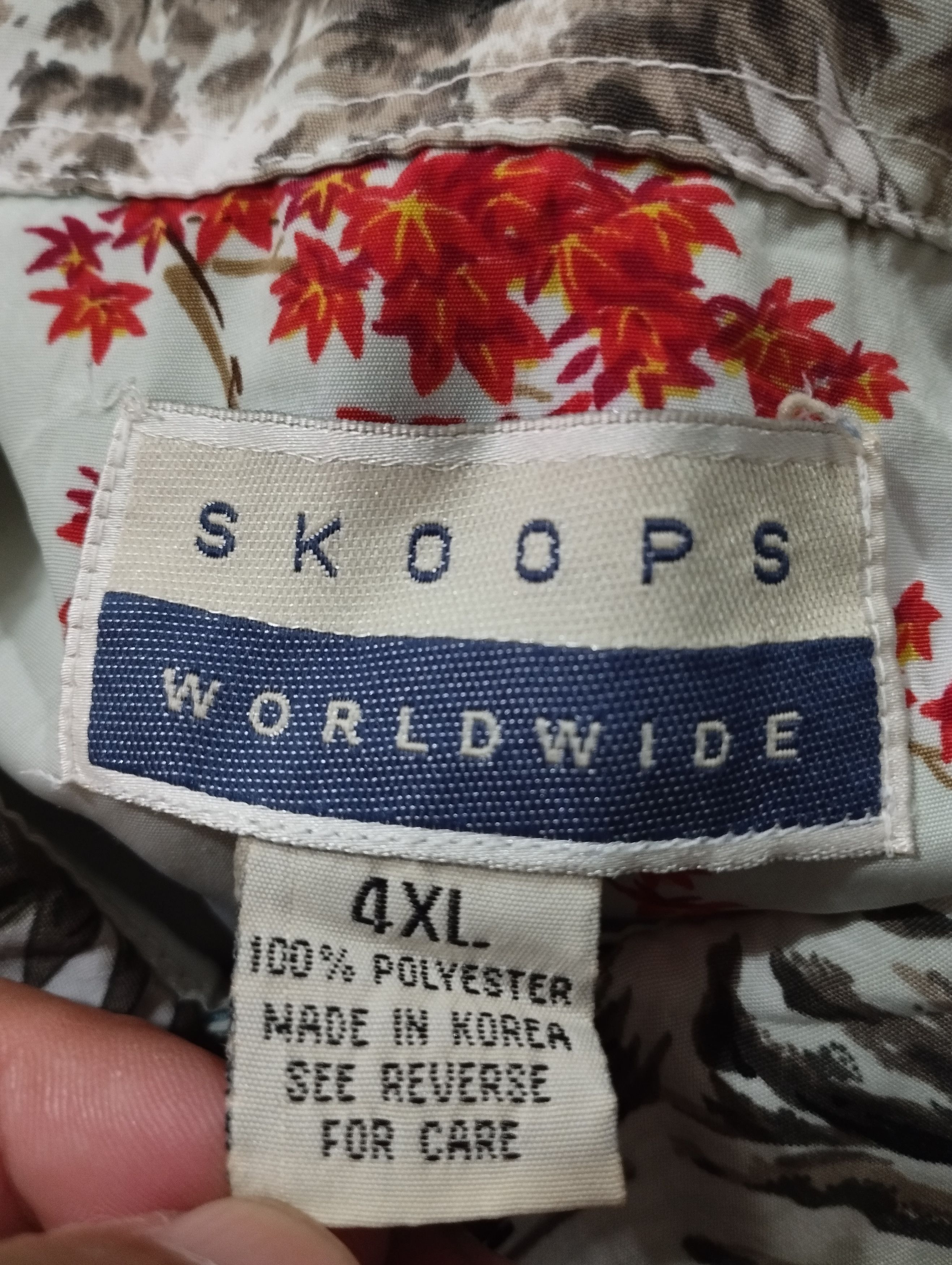 Vintage Vintage Skoops worldwide 💯 Polyester Size US XXL / EU 58 / 5 - 2 Thumbnail