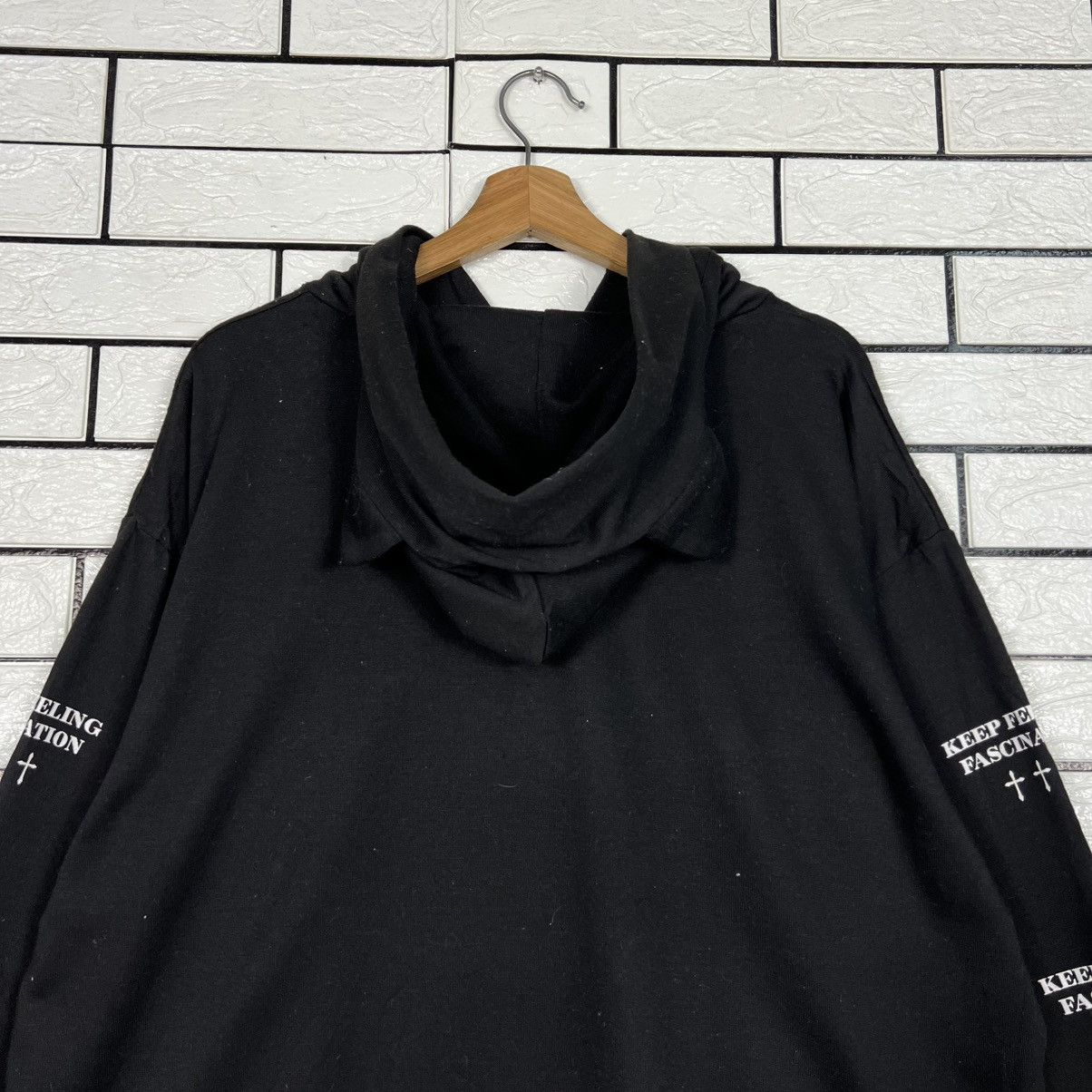 Japanese Brand Blind Bear Graphic Big Logo Lolita Punk Hoodies #4209-C192 Size US XL / EU 56 / 4 - 16 Thumbnail