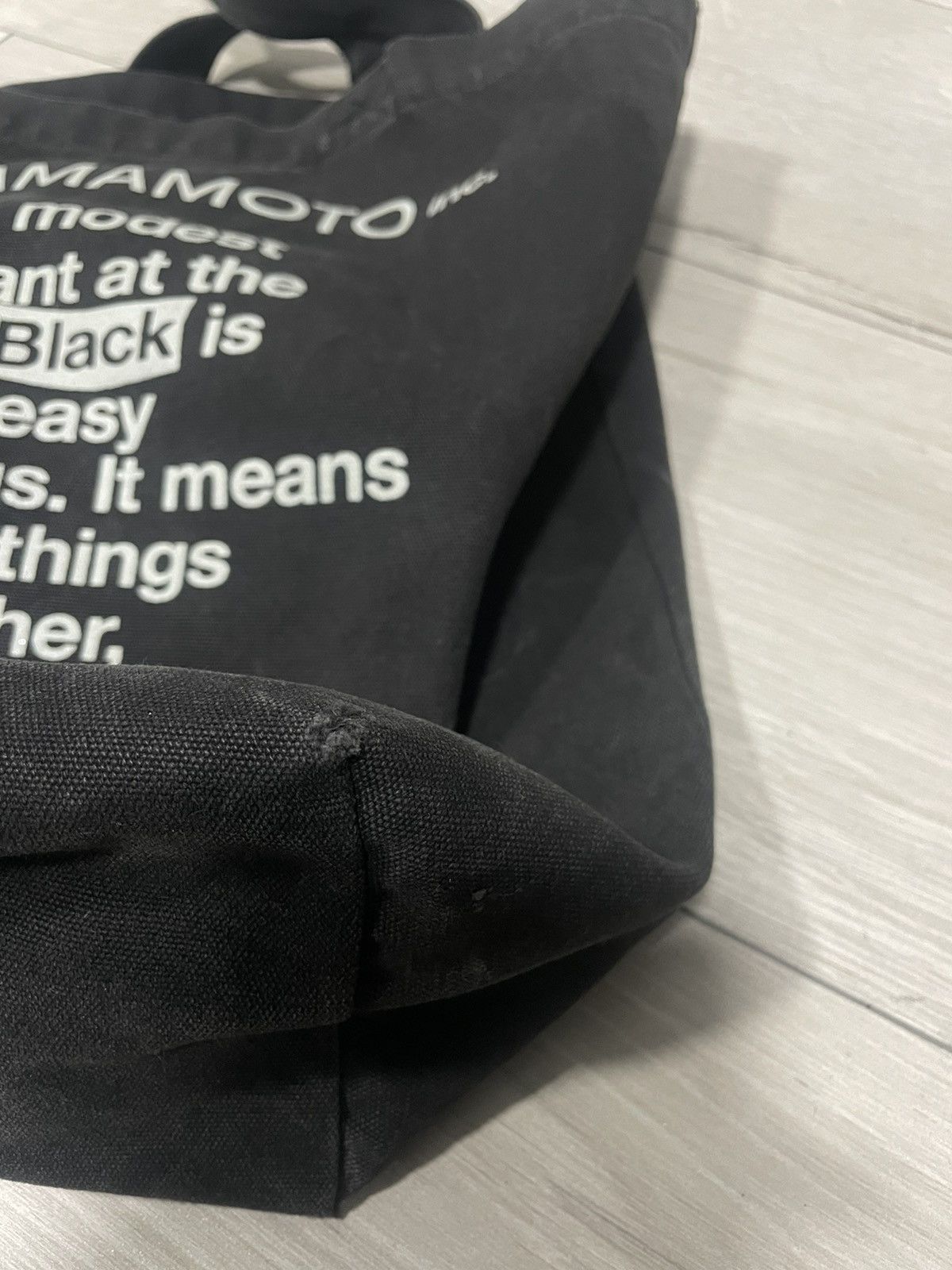 Yohji Yamamoto Yohji Yamamoto S'yte Tote Bag Size ONE SIZE - 4 Thumbnail