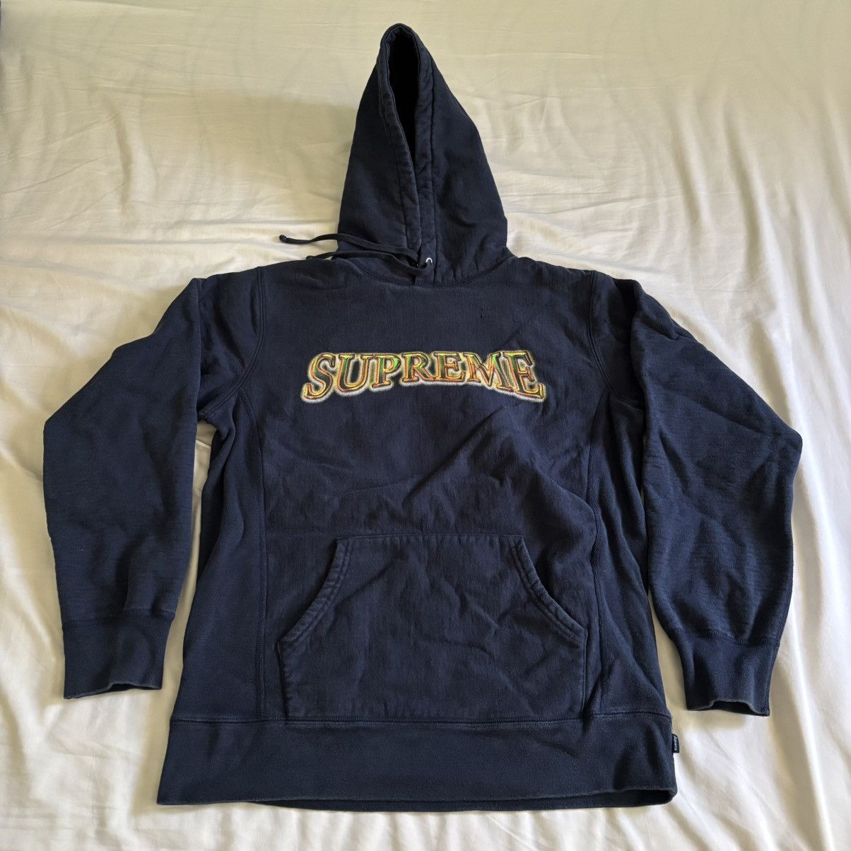 Supreme × Vintage 1995 Supreme Arc Logo Hoodie | Grailed